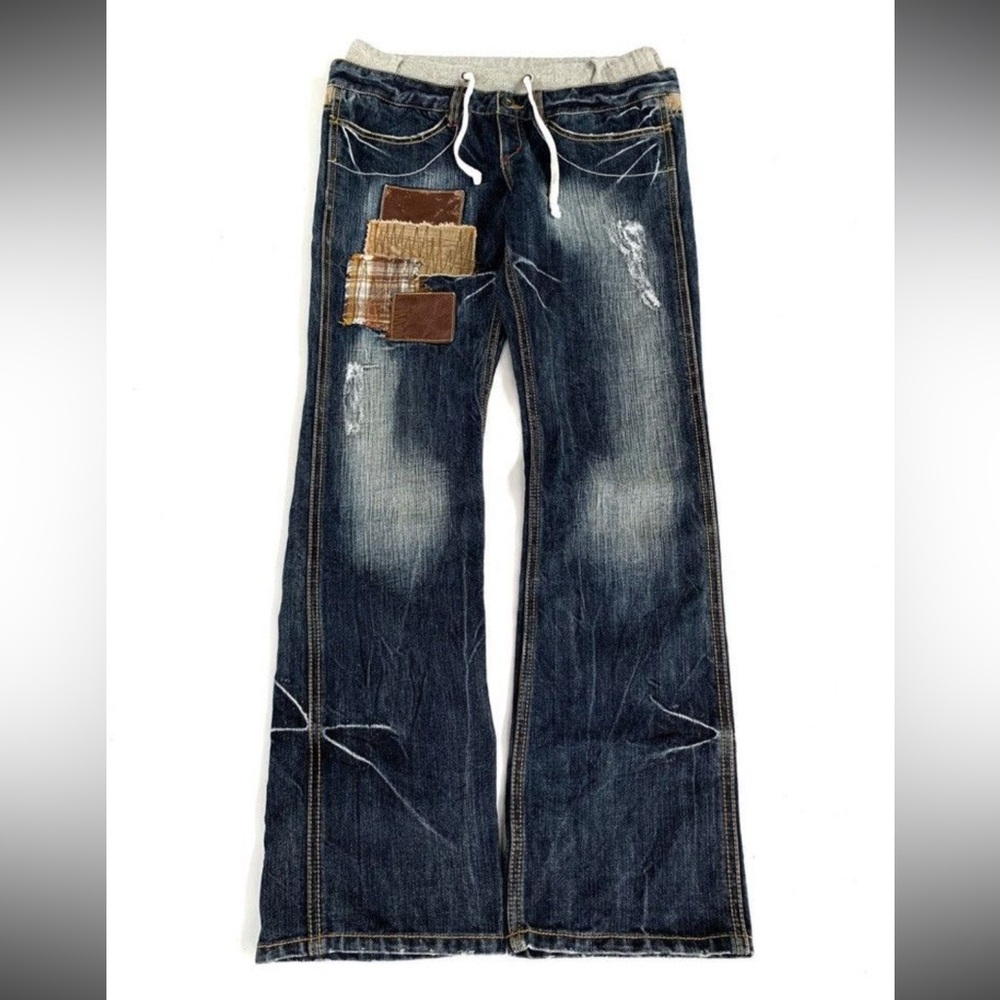 If six was nine Japanese Patchwork Jeans